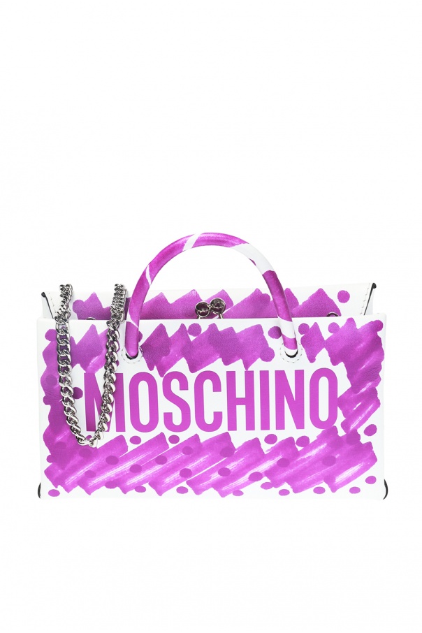 Logoprinted shoulder bag Moschino Vitkac Spain